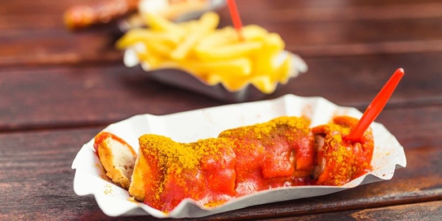 Tại Đức cũng có các món ăn nhanh được bán rộng rãi trên đường phố