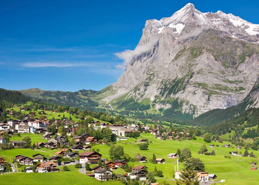 Ngôi làng Grindelwald sở hữu sức hấp dẫn đặc biệt đối với mỗi người lữ khách ghé thăm