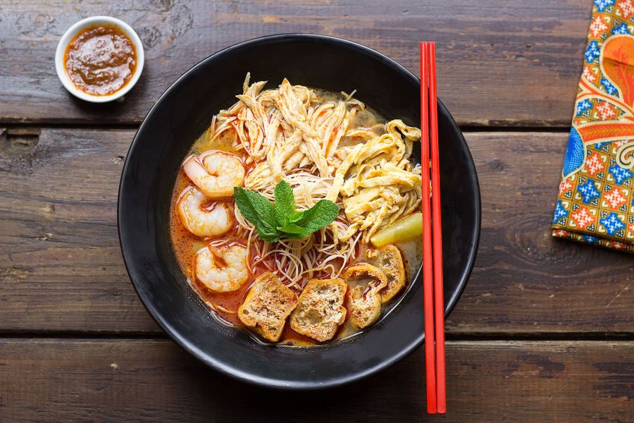 Mì Laksa - Món ăn quốc hồn quốc túy của người Malaysia