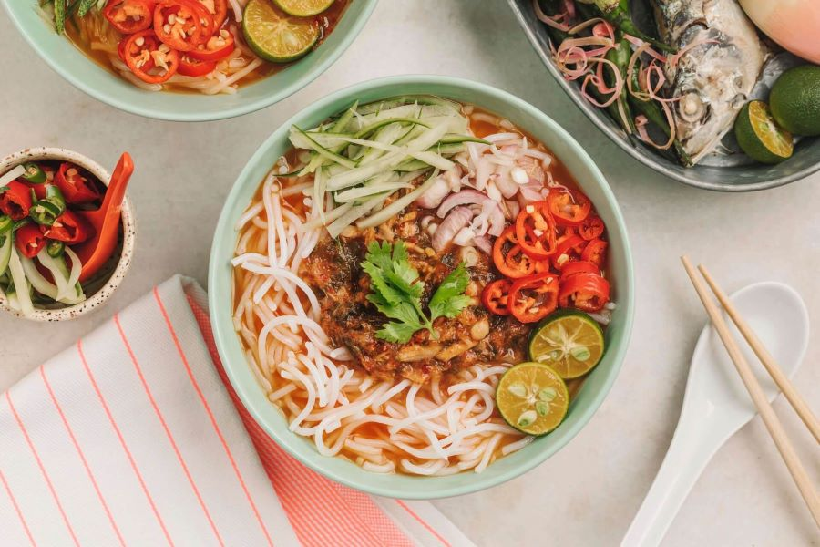 Assam Laksa có nguồn gốc từ Đông Nam Á và phổ biến nhất vẫn tại Malaysia