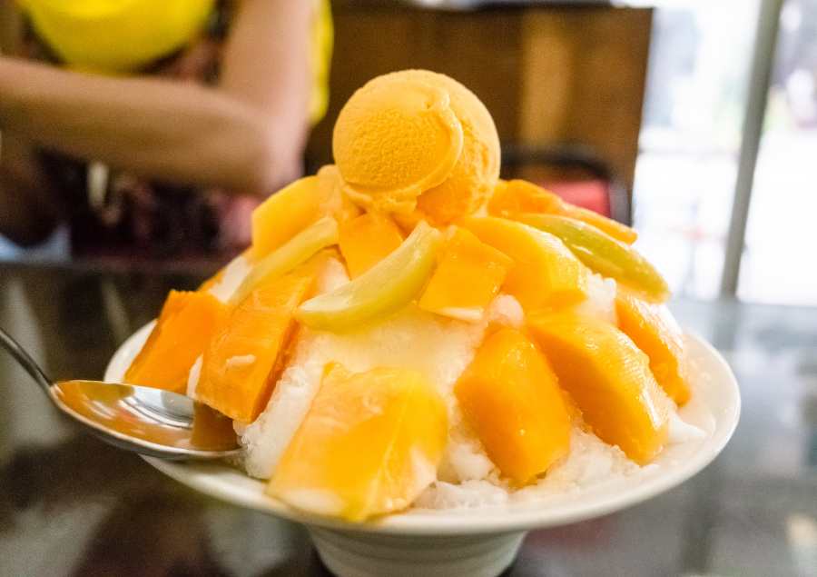 Đá bào xoài - Một món ăn nổi tiếng của người Đài Loan