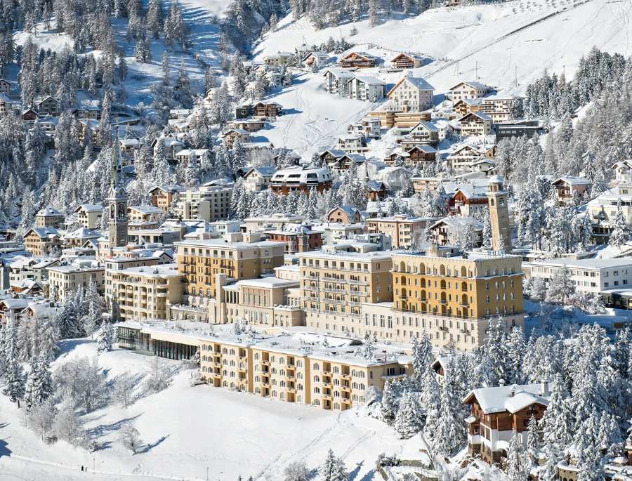 Khu nghỉ dưỡng St.Moritz nổi tiếng với các khu trượt tuyết cao cấp