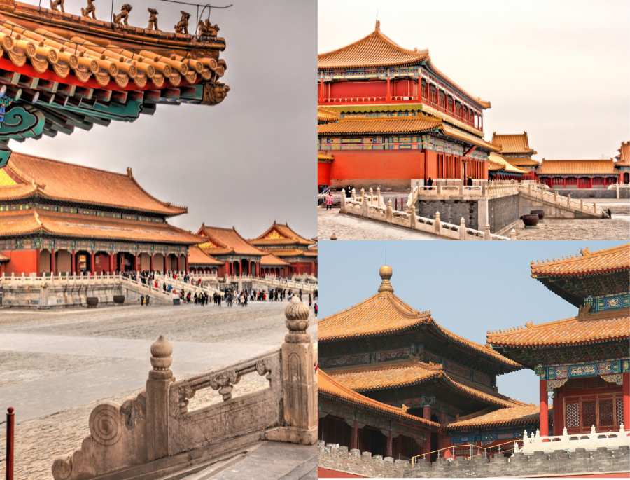 Kiến trúc chính của Tử Cấm Thành kết hợp hài hòa giữa quy mô đồ sộ và sự tinh xảo trong từng chi tiết