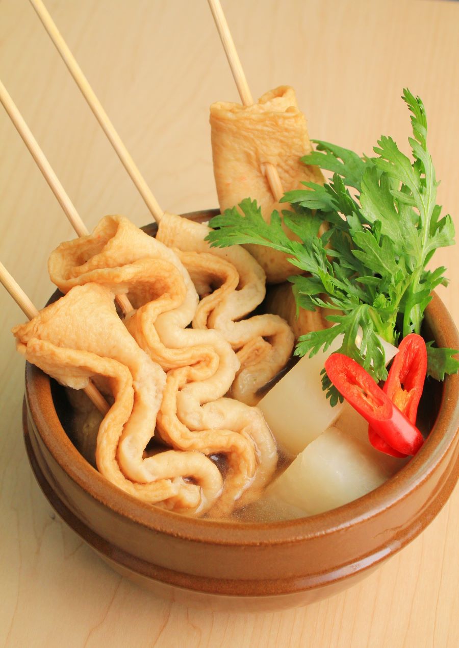 Chả cá Hàn Quốc đặc biệt bởi sự dai và thơm ngon hơn so với các loại chả cá khác