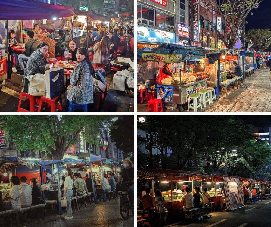 Pojangmacha không chỉ là nơi để ăn uống mà còn là nơi để mọi người gặp gỡ, giao lưu và chia sẻ những câu chuyện trong cuộc sống