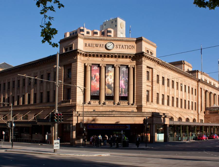 Nhà ga Adelaide sở hữu vẻ đẹp cổ kính pha lẫn hiện đại