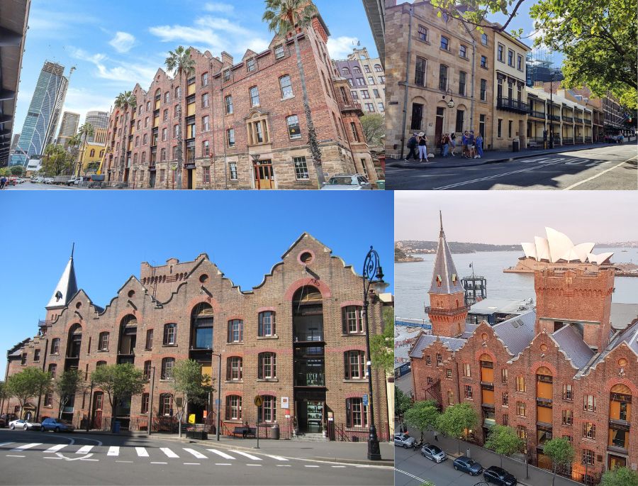 Khung cảnh bình yên trên các con đường của khu phố cổ The Rocks