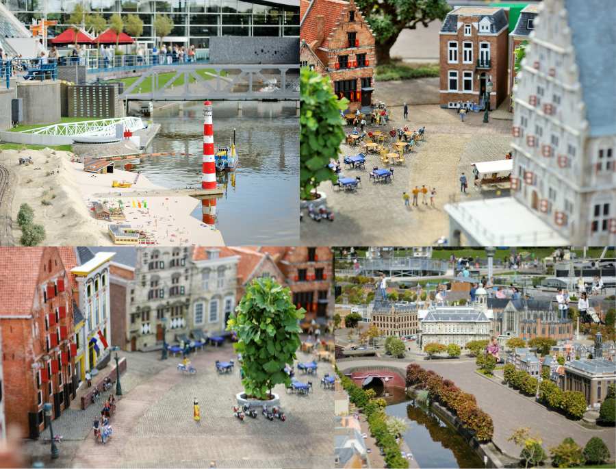 Một số các mô hình thu nhỏ độc đáo tại công viên Madurodam