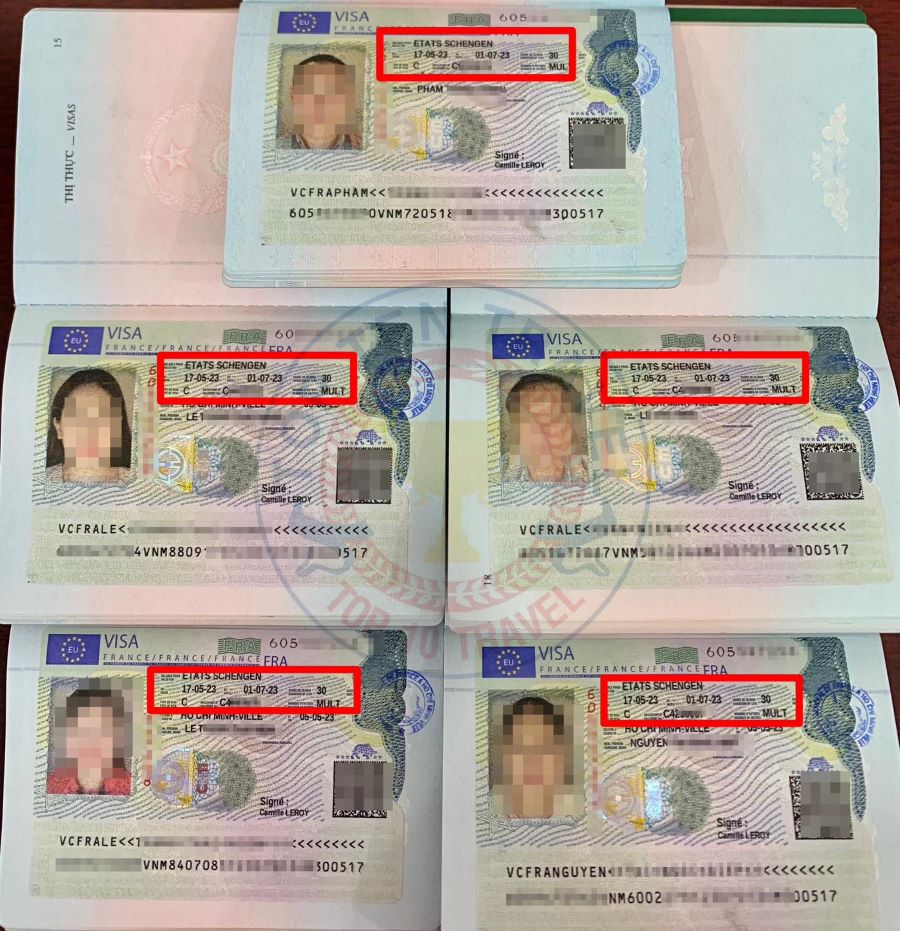 Khách xin thành công Visa châu Âu tại Top ten Travel