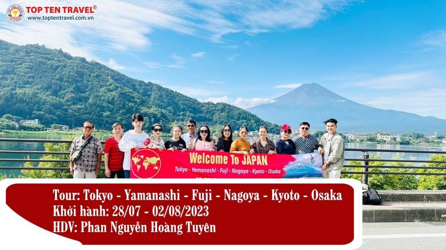 Chuyến tham quan Nhật Bản của những vị khách nhà Top Ten Travel