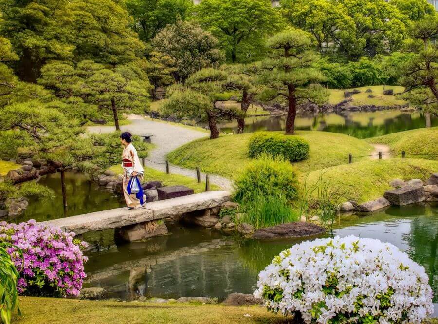 Kyu Shiba Rikyu cũng là một nơi lý tưởng để chiêm ngưỡng vẻ đẹp của bốn mùa