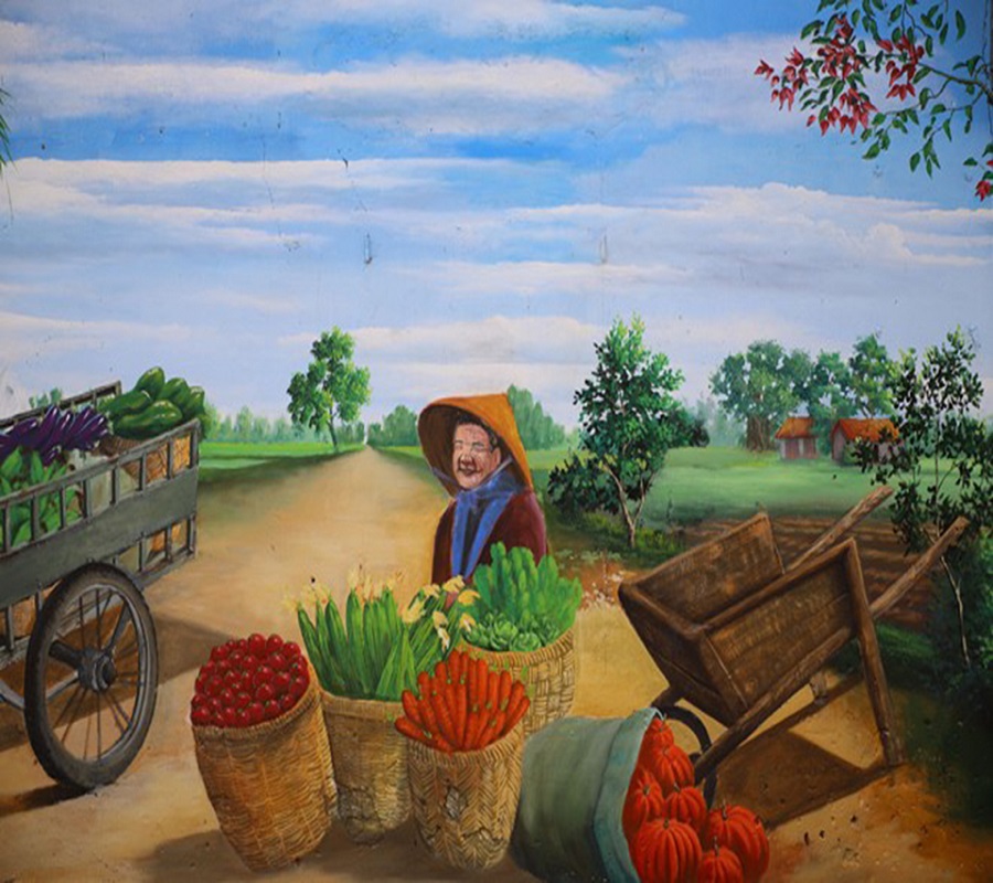 Làng bích họa Hà Nội đẹp như mơ