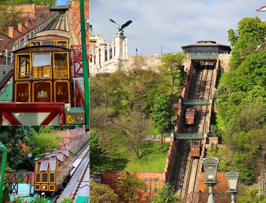 Hình ảnh chiếc cáp treo Buda Castle Funicular lịch sử