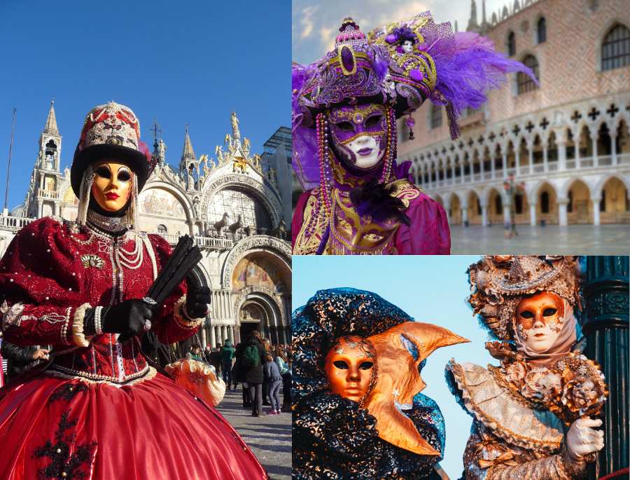 Quảng trường San Marco là trái tim của Venice và là nơi nhộn nhịp nhất tại lễ hội