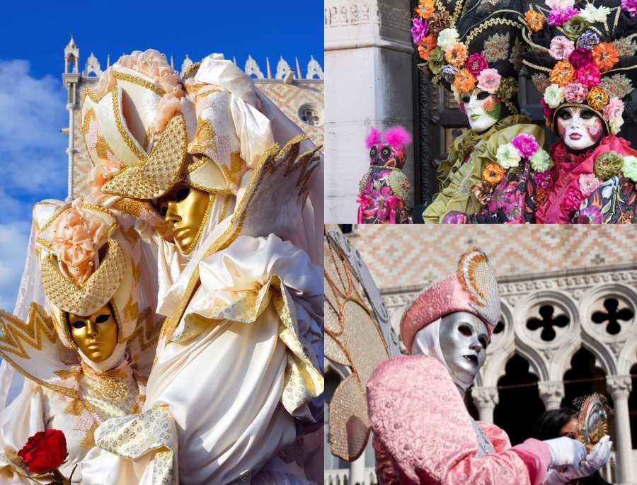 Những bữa tiệc hóa trang xa hoa thường được tổ chức tại cung điện Ca’ Vendramin Calergi