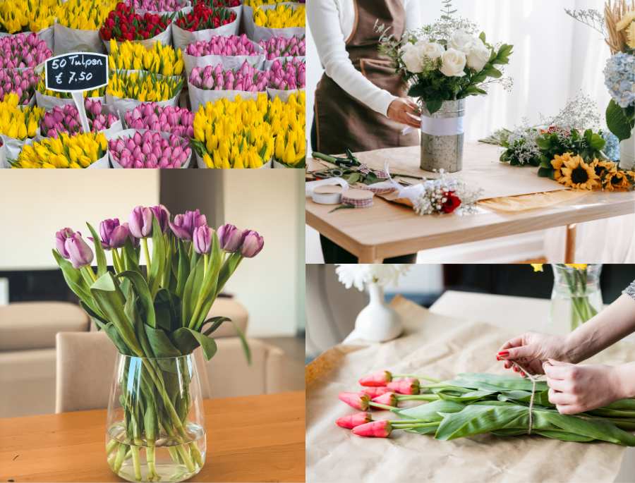 Một số các buổi triển lãm và cắm hoa nghệ thuật tại lễ hội