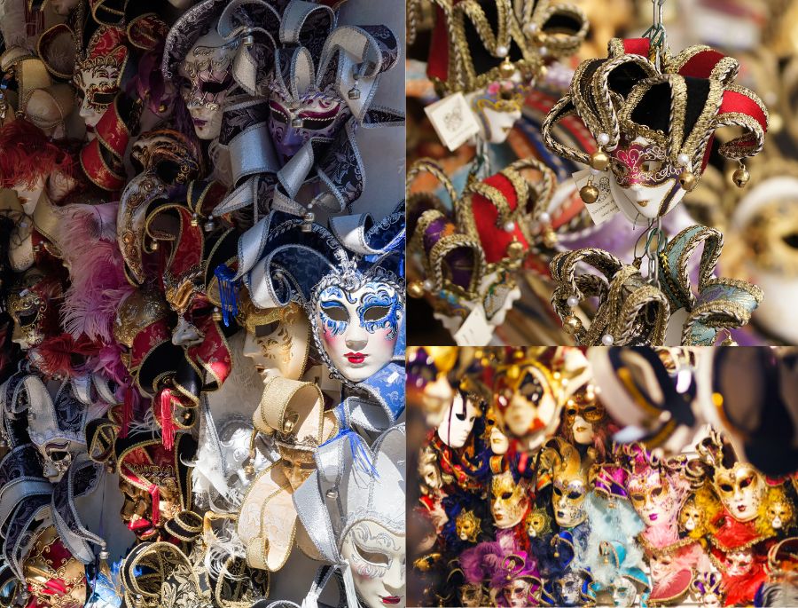 Những chiếc mặt nạ với kiểu dáng đa dạng, giá thành giao động từ vài chục đến vài trăm nghìn cho 1 chiếc