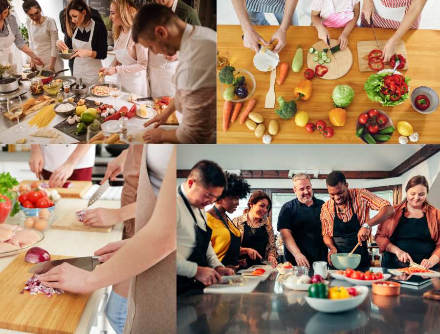 Các lớp học nấu ăn tại lễ hội có nhiều chủ đề khác nhau để bạn có thể dễ dàng lựa chọn