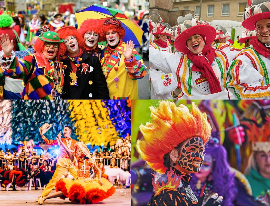 Mọi người khi tham gia lễ hội có thể hóa trang thành nhiều nhân vật khác nhau