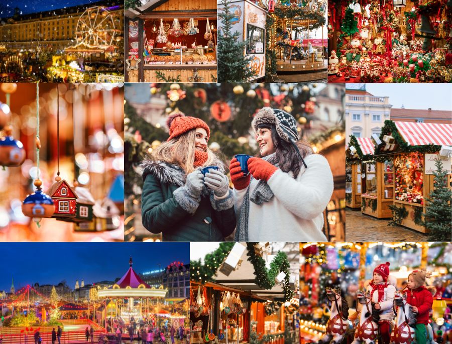 Khung cảnh lung linh của các khu chợ giáng sinh tại Đức