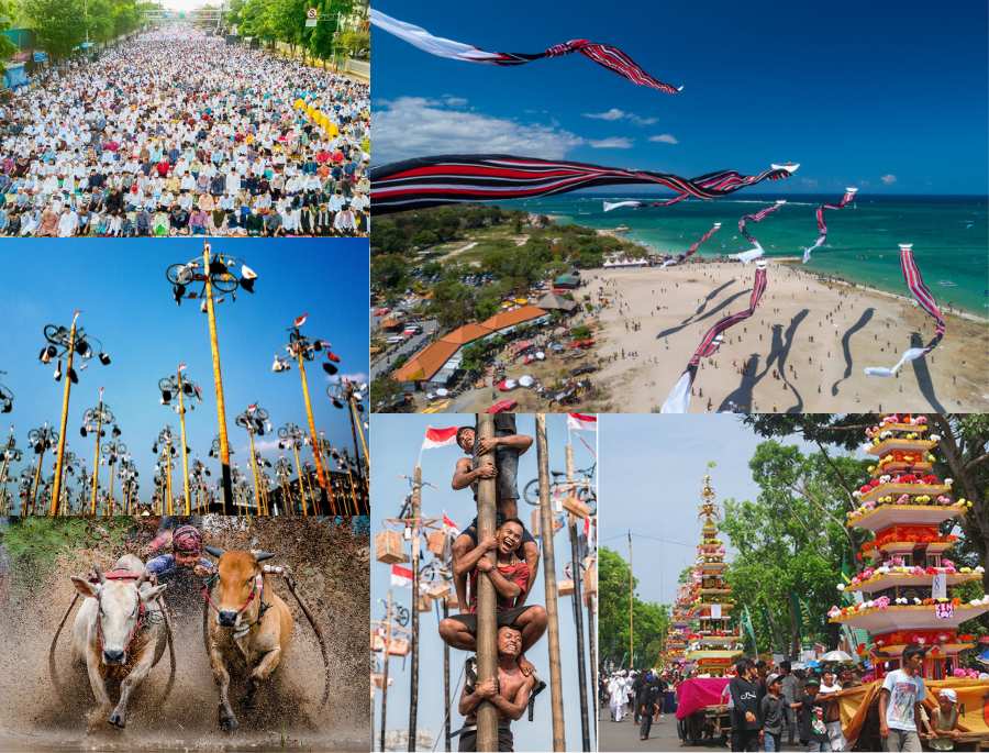 Indonesia sở hữu rất nhiều các lễ hội hấp dẫn thu hút khách du lịch