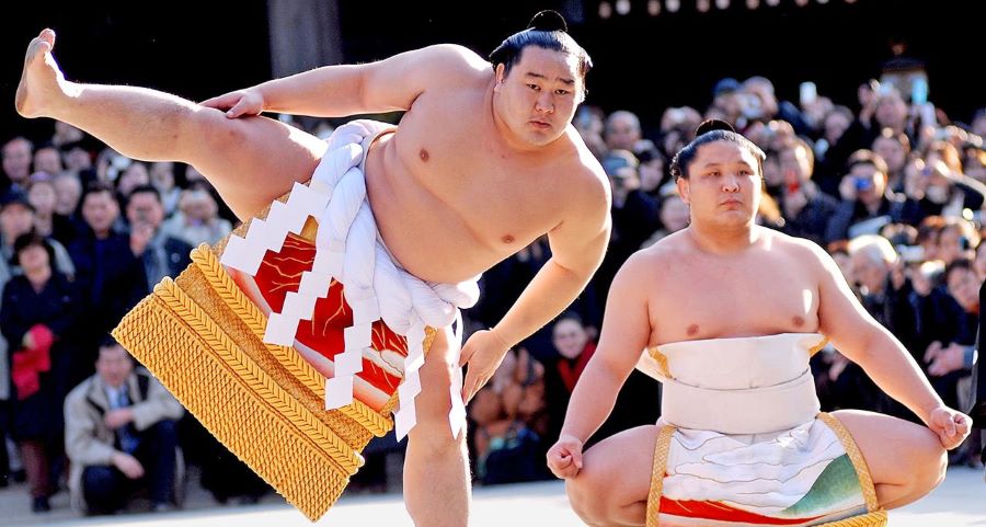 Võ sĩ Sumo trải qua qua trình huấn luyện khắc nghiệt