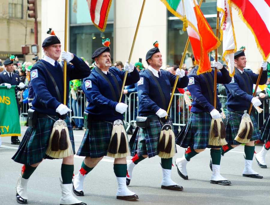 Các màn diễu hành hấp dẫn trong lễ hội thánh Patrick