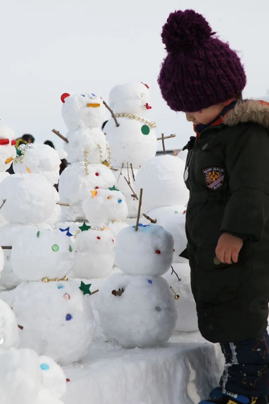 Lễ hội tuyết Sapporo còn có nhiều trò chơi hấp dẫn để thu hút đông đảo du khách đến trải nghiệm