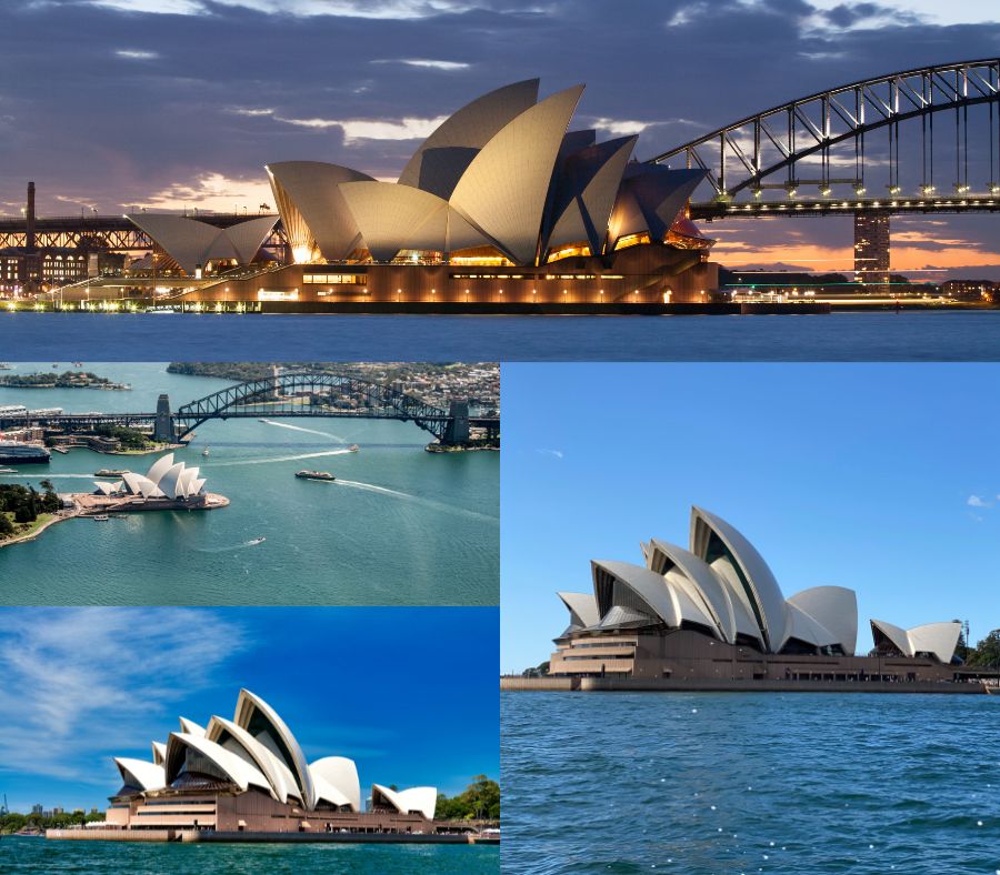 Toàn cảnh nhà hát con sò - Biểu tượng nổi tiếng của nước Úc