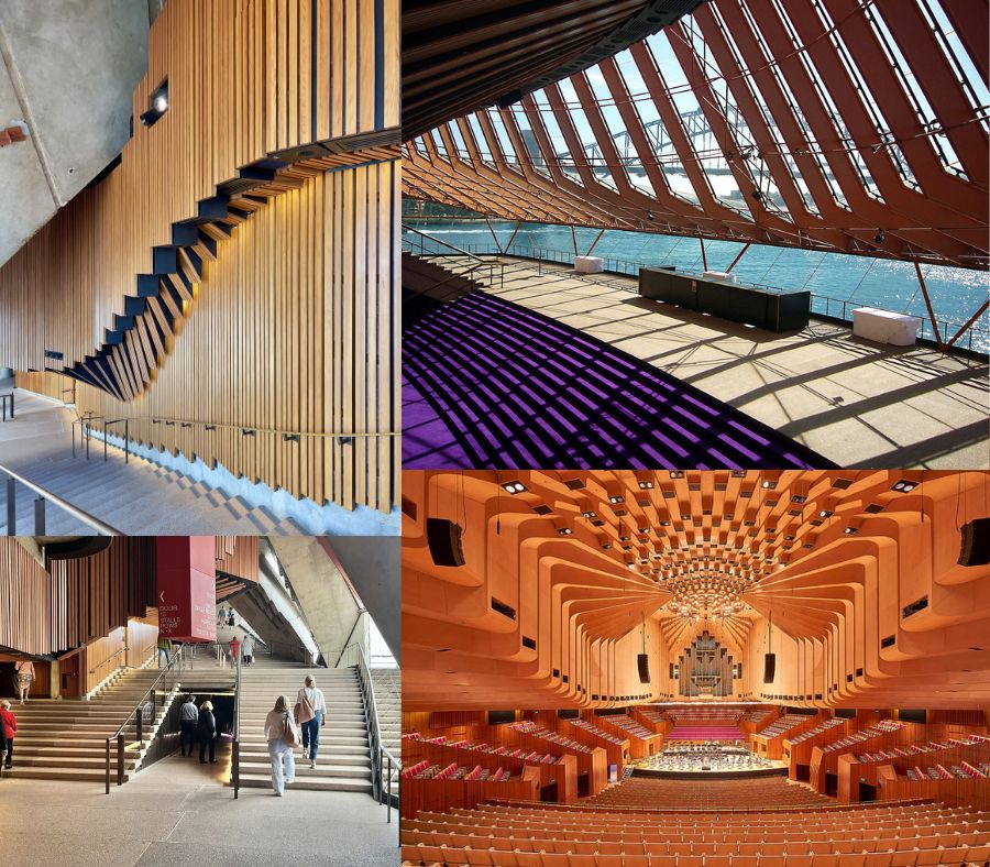 Kết cấu bên trong của nhà hát vô cùng hoành tráng và đồ sộ