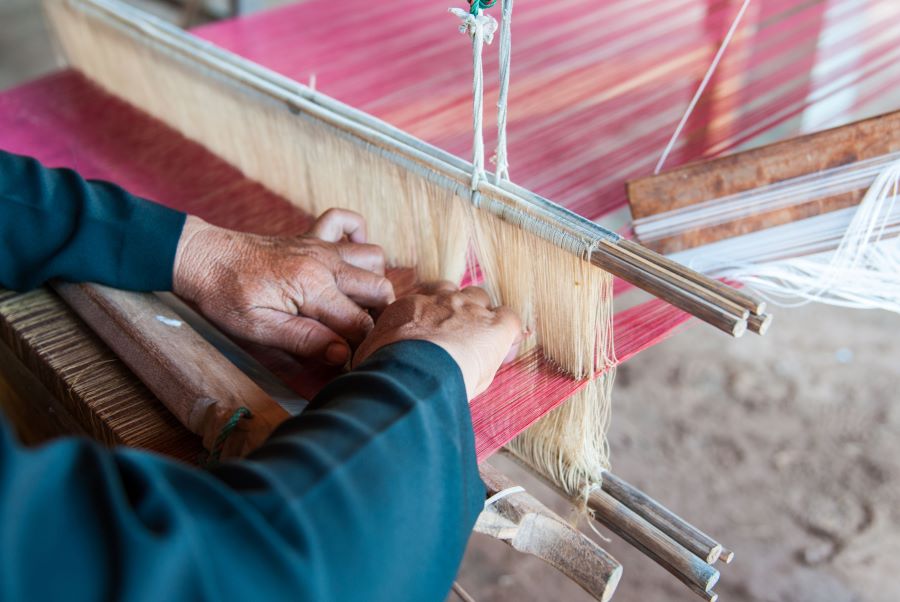 Lụa hàn châu được thiết kế tỉ mỉ