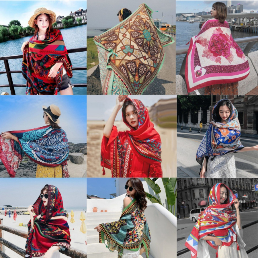 Một chiếc khăn choàng phù hợp sẽ giúp bạn tự tin toả sáng ở bất kỳ đâu