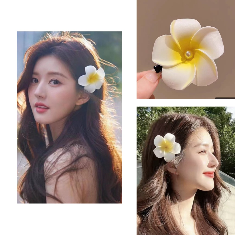 Một chiếc kẹp hoa sẽ giúp bạn trở nên nữ tính và dịu dàng hơn