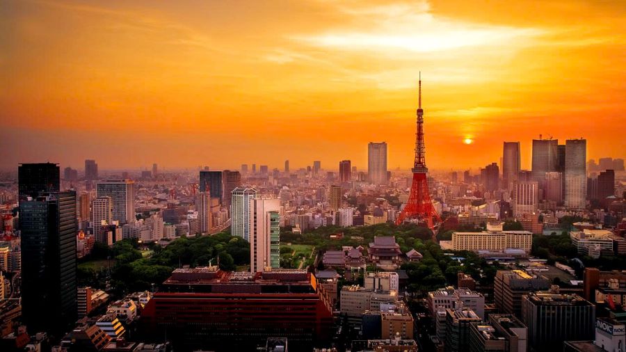 Ngắm hoàng hôn là một trong những trải nghiệm đáng nhớ nhất khi đi du lịch Tokyo
