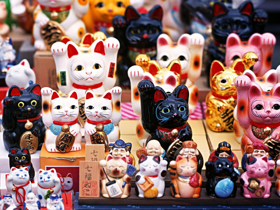 Maneki Neko là một biểu tượng văn hóa đặc trưng của Nhật Bản