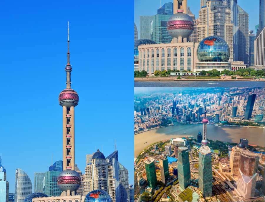 Tháp Truyền Hình Minh Châu Phương Đông là biểu tượng kiêu hãnh của Thượng Hải với chiều cao lý tưởng