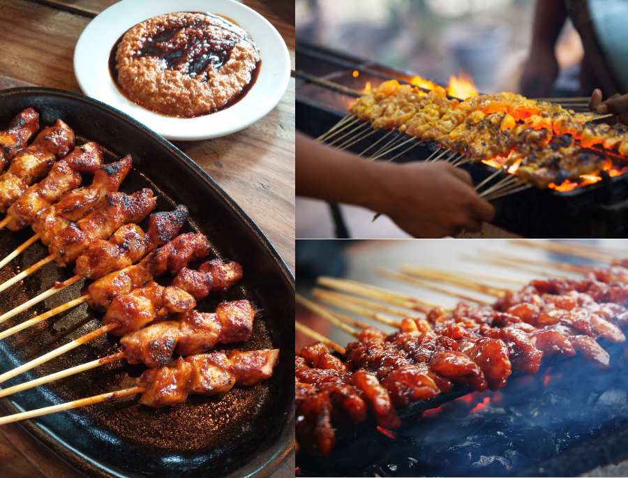Satay là một món thịt xiên nướng thơm lừng của Thái Lan