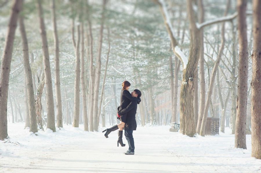 Tuyết rơi dày ở thành phố Busan