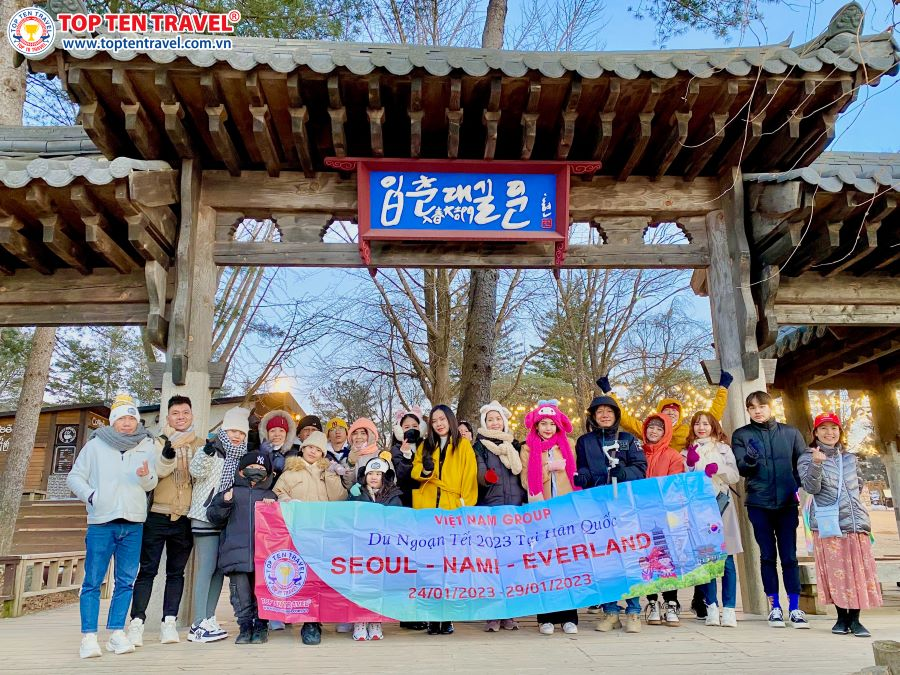 Tour Hàn Quốc Tết của nhà Top Ten giới thiệu đến du khách nhiều điểm đến nổi tiếng