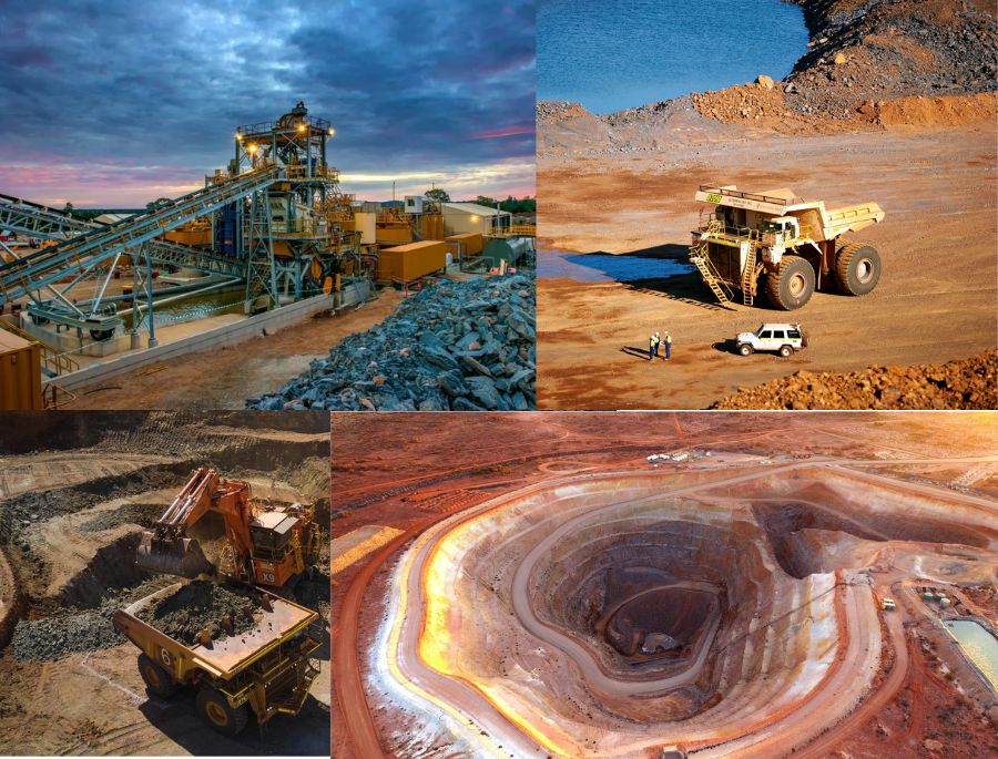 Nước Úc sở hữu trữ lượng khoáng sản phong phú như quặng sắt, than đá, vàng, đồng, uranium,… 