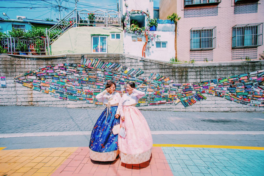 Với những ngôi nhà nhiều màu sắc, Gamcheon chắc chắn sẽ để lại trong lòng du khách những ấn tượng khó quên