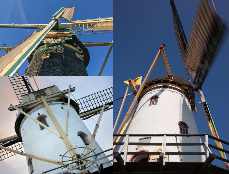 1 chiếc cối xay gió hoàn hảo được kết hợp từ nhiều bộ phận với các công năng hoạt động khác nhau