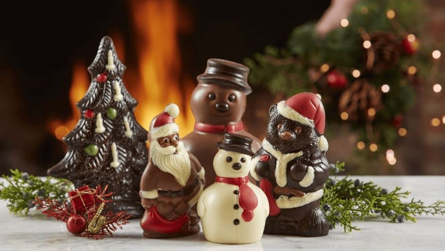 Bánh kẹo chocolate là một trong những món quà và món ăn được ưa chuộng nhất trong dịp Giáng sinh ở Nhật Bản