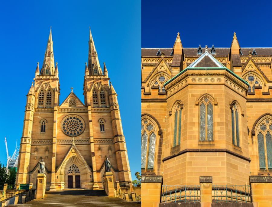 Nhà thờ St Mary được xây dựng trên nền tảng của nhà nguyện Công giáo đầu tiên ở Úc 