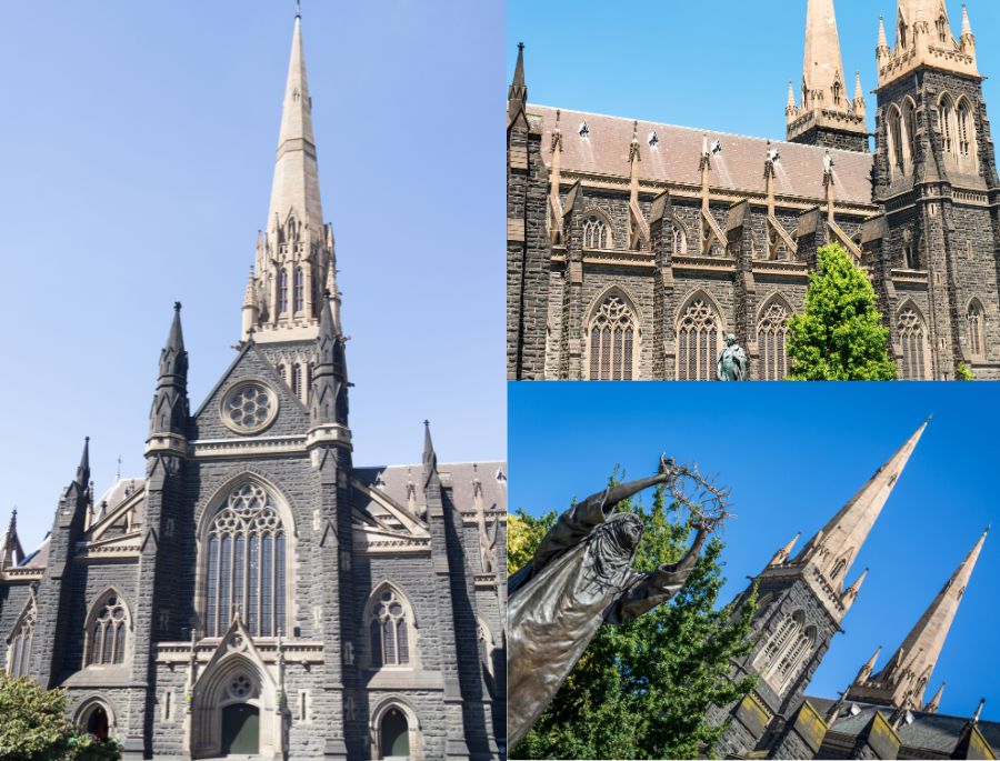 Các chi tiết của nhà thờ thể hiện rõ nét phong cách gothic