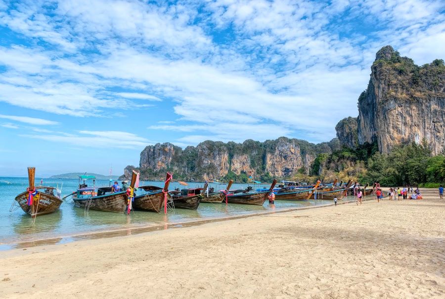Railay là một trong những bãi biển đẹp nhất của Krabi 
