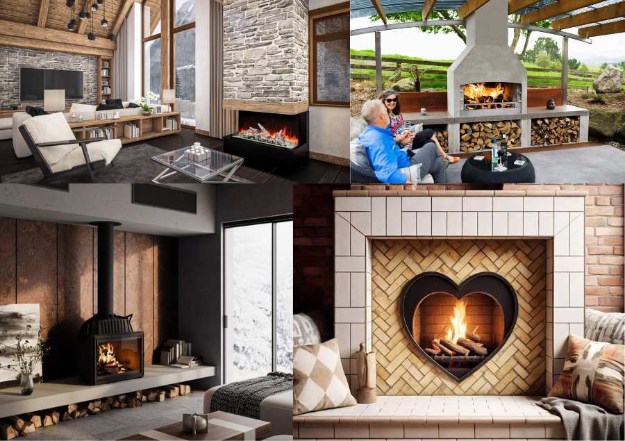 Lò sưởi tại Úc có đa dạng mẫu mã, là biểu tượng văn hóa mỗi khi mùa thu đến