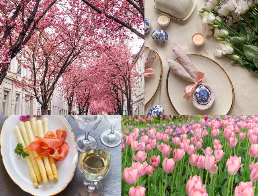 Vào mùa xuân, toàn nước Đức sở hữu khung cảnh rực rỡ cùng nhiều lễ hội sôi động