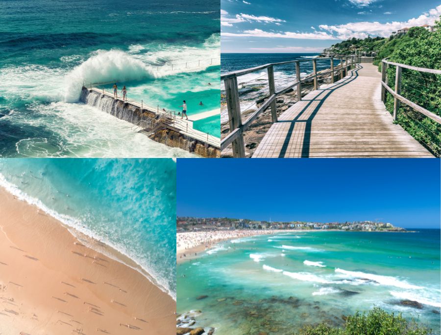 Bờ biển Bondi trong xanh với rất nhiều các hoạt động thú vị và hấp dẫn