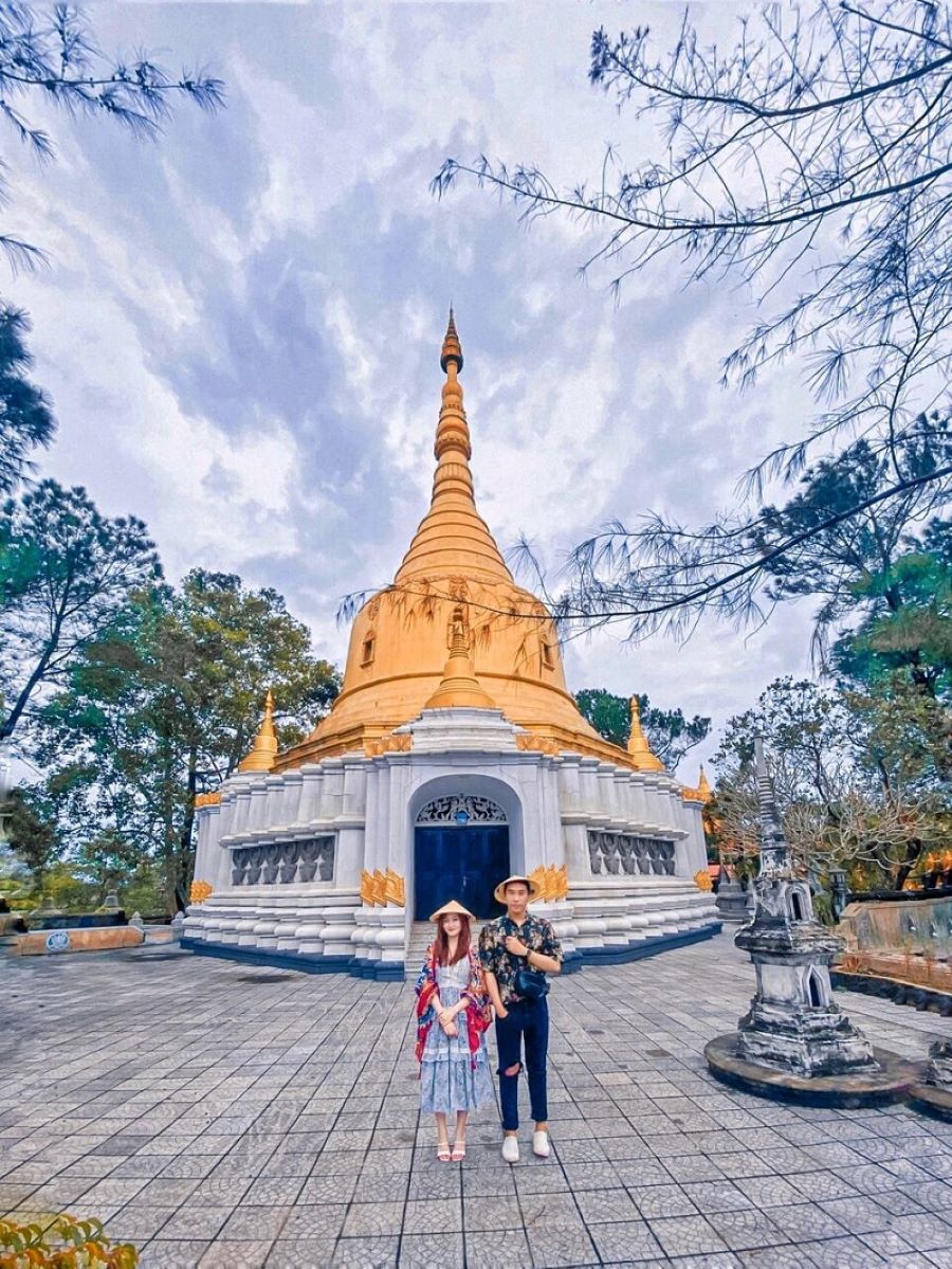 Chùa Thiền Lâm - Góc nhỏ Thái Lan giữa dòng cố đô Huế